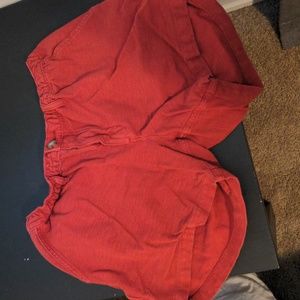 Medium red chubbies shorts 5.5 inseam